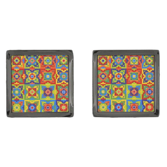 Mosaic Cufflinks (Front)
