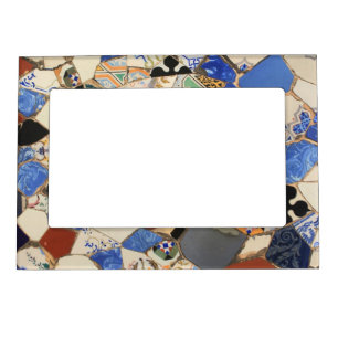 Mosaic decoration magnetic frame