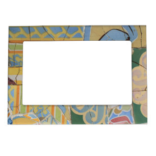 Mosaic decoration magnetic picture frame