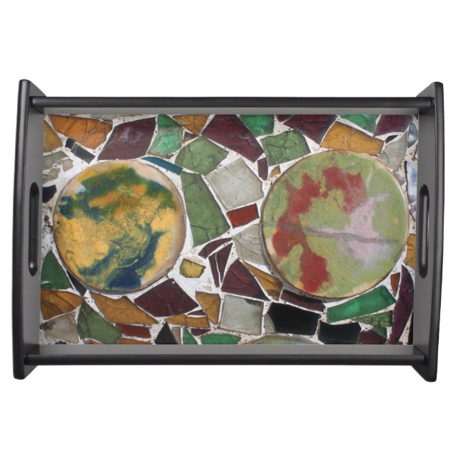 Mosaic decoration serving tray (Front)