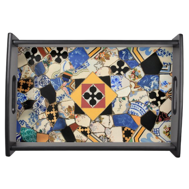 Mosaic decoration serving tray (Front)