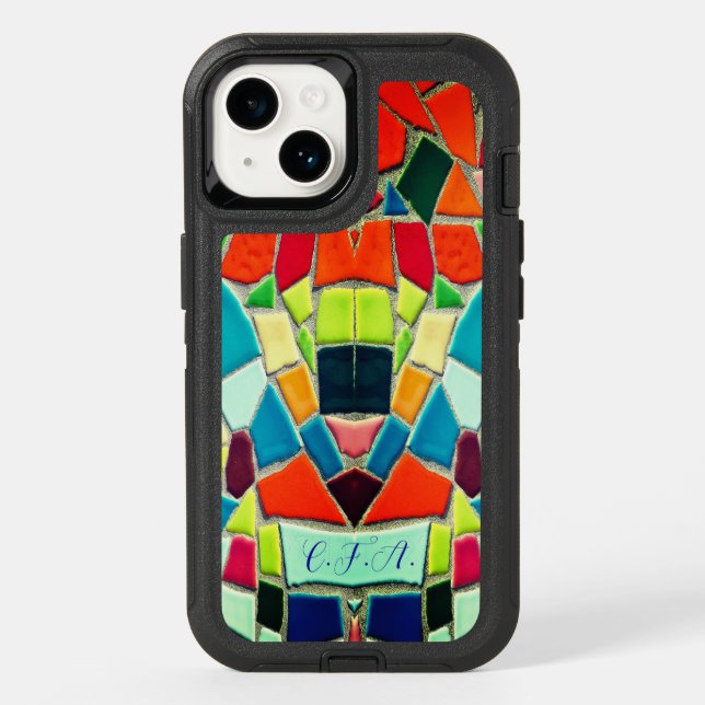  Mosaic (Defender Series shown) Otterbox iPhone Case (Back)
