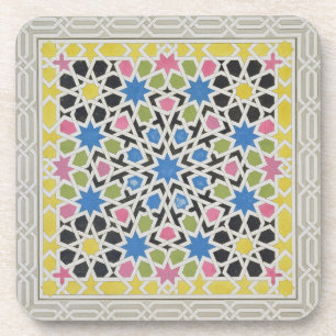 Mosaic design from the Alhambra, from 'The Arabian Beverage Coaster