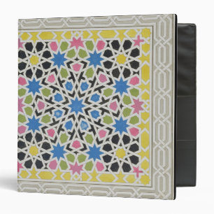 Mosaic design from the Alhambra, from 'The Arabian Binder