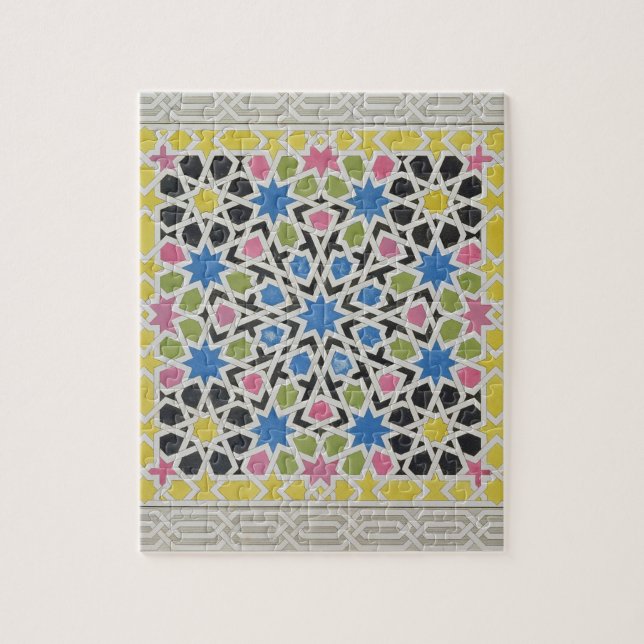 Mosaic design from the Alhambra, from 'The Arabian Jigsaw Puzzle (Vertical)