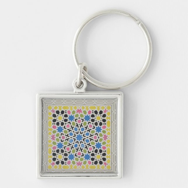 Mosaic design from the Alhambra, from 'The Arabian Keychain (Front)