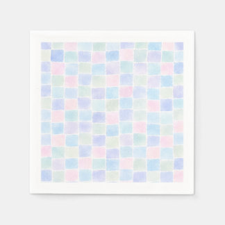 Mosaic design napkins