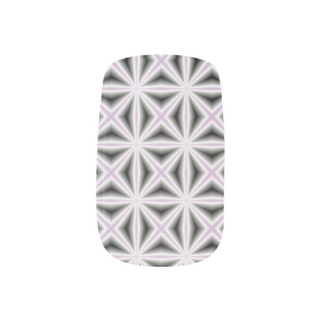 mosaic diamonds minx nail art (Left Thumb)