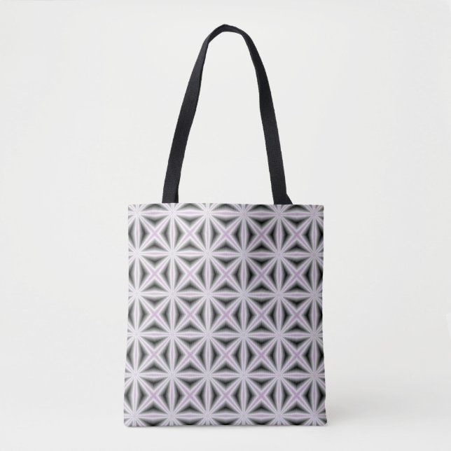 mosaic diamonds tote bag (Front)