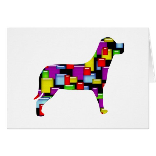 mosaic dog cards (Front Horizontal)