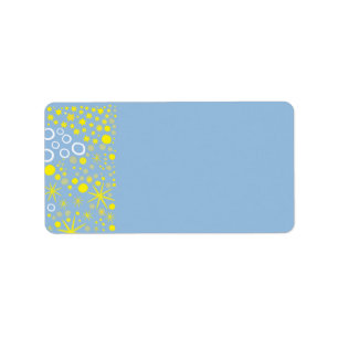 MOSAIC DOVE oF PEACE Bat Mitzvah Invitation Label