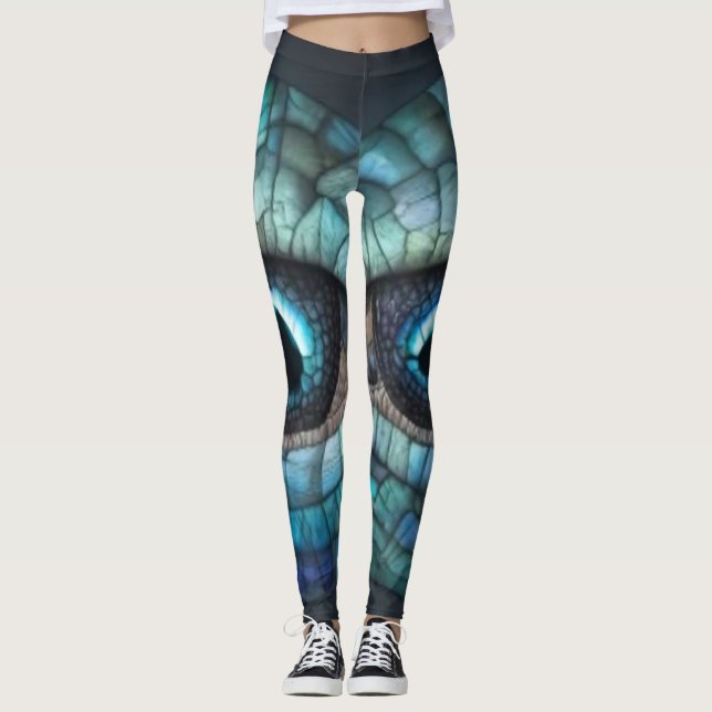 Mosaic dragon eye5 leggings (Front)