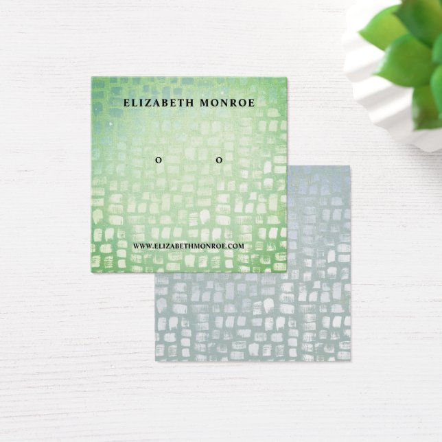 Mosaic Effect Earring Holder, Jewelry Display (Desk)