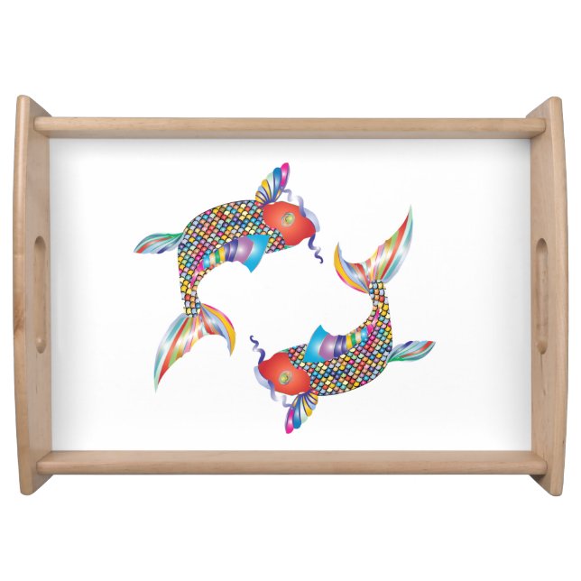 Mosaic Fish  Serving Tray (Front)