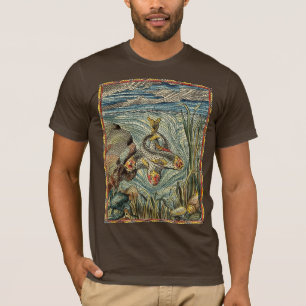 mosaic fish T-shirt