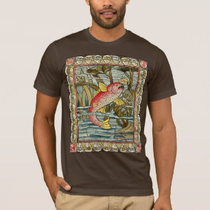 mosaic fish T-shirt
