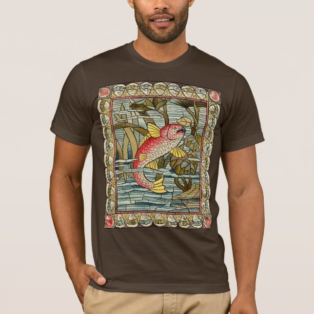 mosaic fish T-shirt (Front)