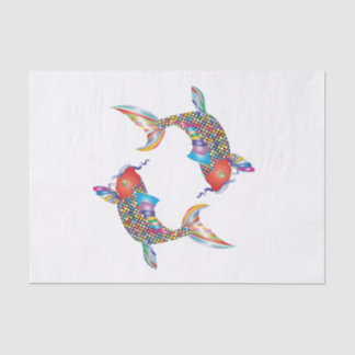 Mosaic Fish  Tissue Paper
