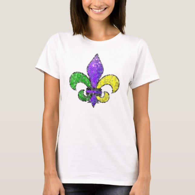 Mosaic Fleur-de-lis T-Shirt (Front)