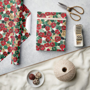 Mosaic Floral Gothic Thanksgiving Wrapping Paper