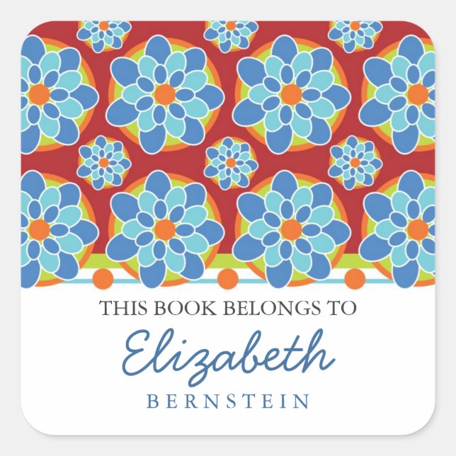 Mosaic, Floral Pattern Bookplates (Front)
