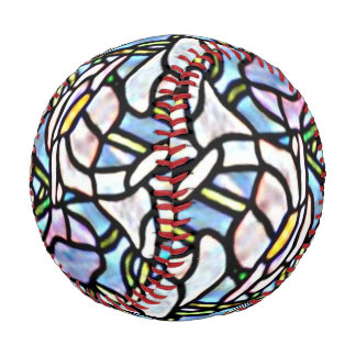 Mosaic Floral Tiles Baseball