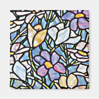 Mosaic Floral Tiles Magnet