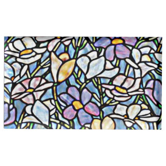 Mosaic Floral Tiles Place Card Holder