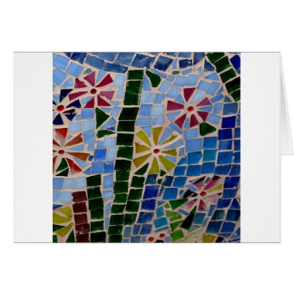 Mosaic Flowers Cards