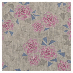 Mosaic, flowers fabric