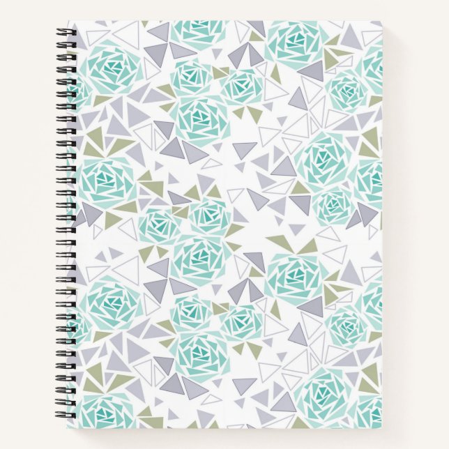Mosaic, flowers notebook (Front)