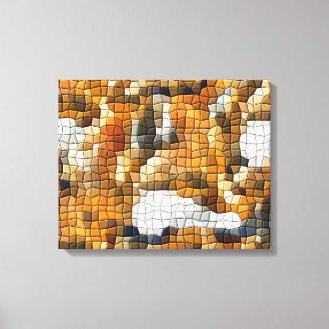 MOSAIC FOX CANVAS PRINT (Front)