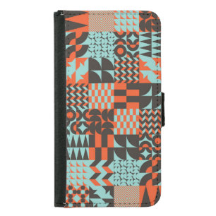 Mosaic geometric tiles, seamless elegant pattern. samsung galaxy s5 wallet case