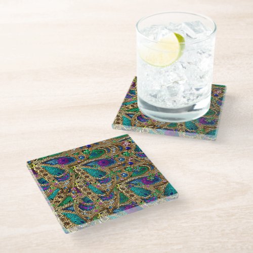 Mosaic Glass Coaster