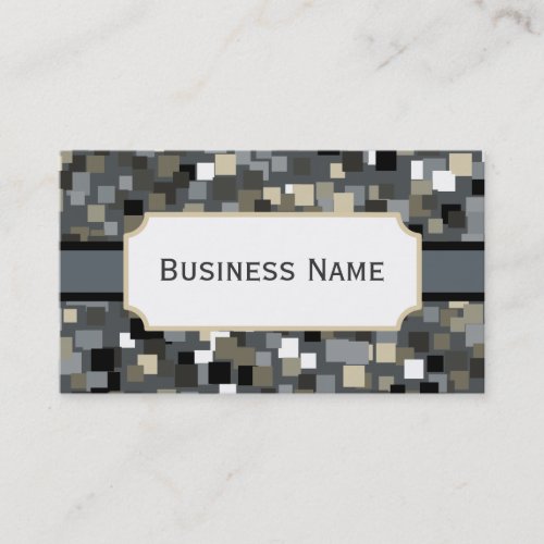 Mosaic Gray  Business Card