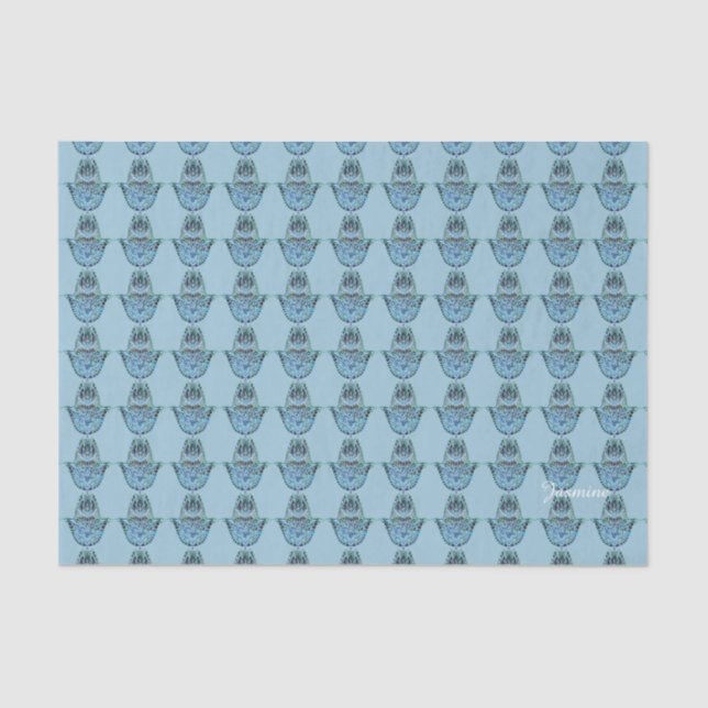 Mosaic Hamsa Hand Tissue Paper (Front)