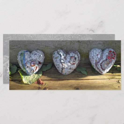 mosaic heart_card (Front/Back)