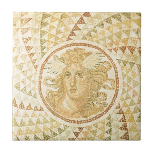 Mosaic in Athens Greece Ceramic Tile