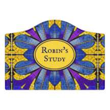 Mosaic in Blue & Yellow - Stylish, Historic custom