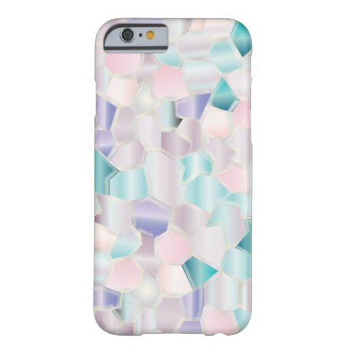 Mosaic Iridescent Pastels Barely There iPhone 6 Case