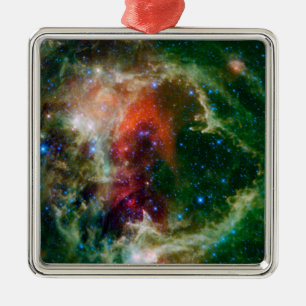 Mosaic is of the Soul Nebula Metal Ornament