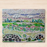 Mosaic Landscape Jigsaw Puzzle<br><div class="desc">This decorative jigsaw puzzle features a print of an mosaic landscape.
I made the original mosaic design using pieces of colored glass and pebbles.
I hope that you enjoy this puzzle!
Original Mosaic Design © Michele Davies</div>