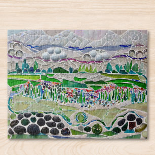 Mosaic Landscape Jigsaw Puzzle