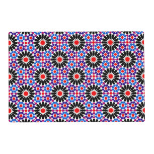 Mosaic Legacy: Andalusian Moroccan Zellige Art Placemat