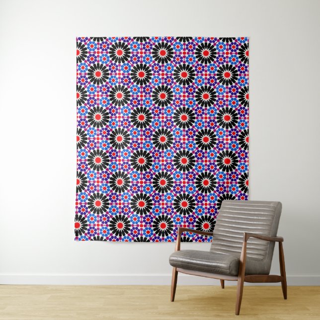 Mosaic Legacy: Andalusian Moroccan Zellige Art Tapestry (In Situ)