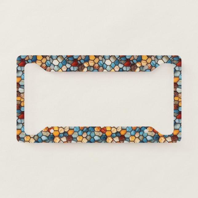 Mosaic License Plate Frame (Front)