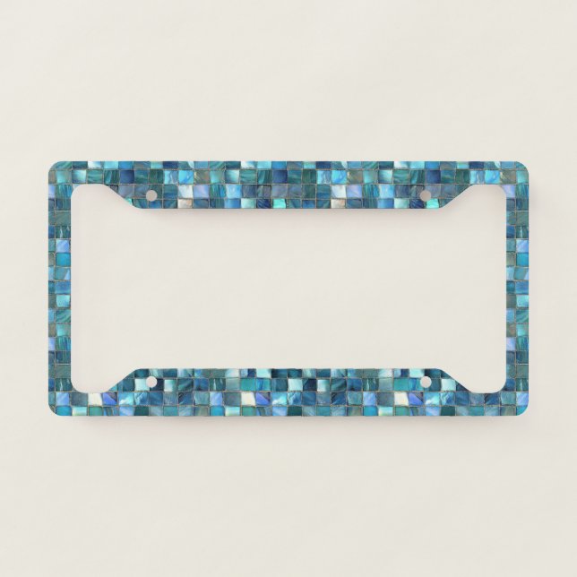 Mosaic License Plate Frame (Front)