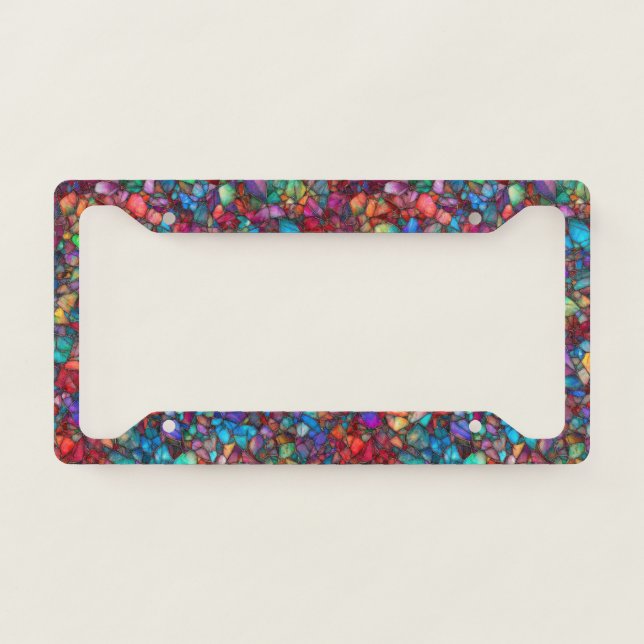 Mosaic License Plate Frame (Front)