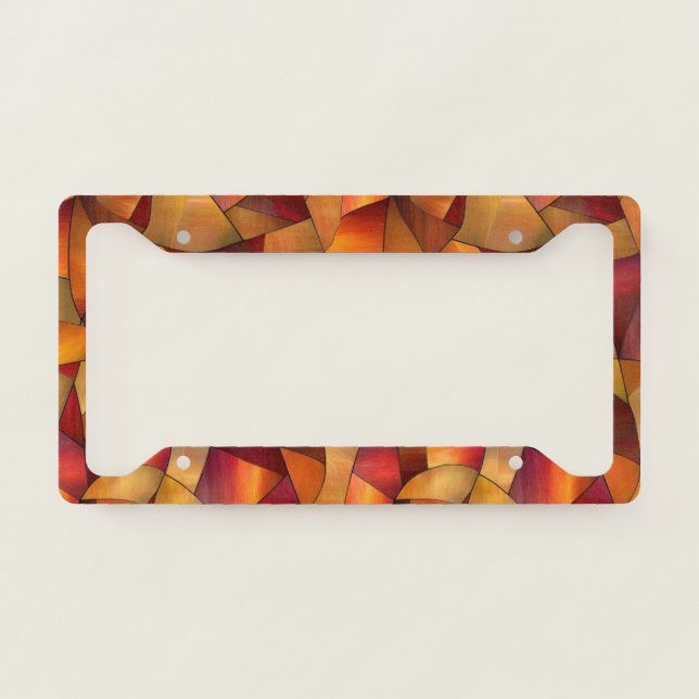 Mosaic License Plate Frame (Front)