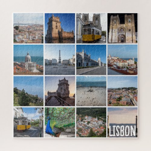 Mosaic Lisbon photos Portugal Jigsaw Puzzle